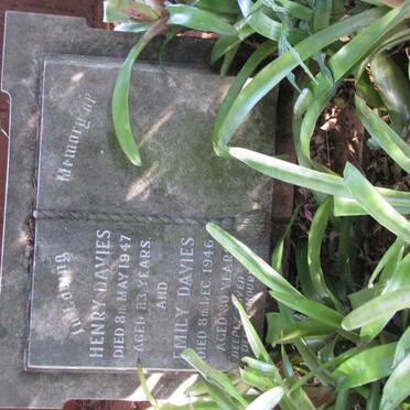 DAVIES Henry -1947 &amp; Emily -1946