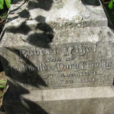 FINDLAY Robert Nigel 1889-1896