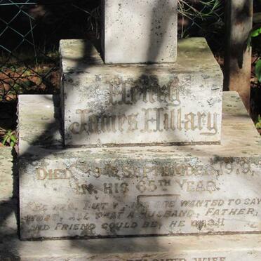 HILLARY Henry James -19?9 &amp; Emma Agnes -1953 :: HILLARY Barrie White 1938-1938