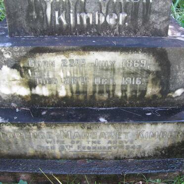 KIMBER Florence Margaret  -1943