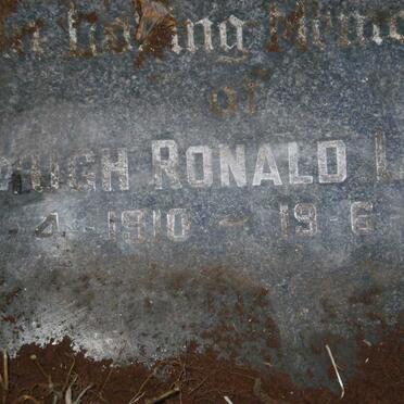 LAW Hugh Ronald 1910-197?