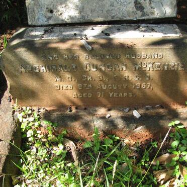 MCKENZIE Archibald Duncan -1957 &amp; Helen Mary -1955 :: BROWN Christianne Hunter-1924