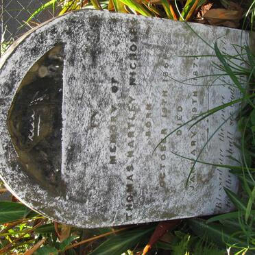 NICHOLES Thomas Hartley 1861-1877