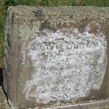 PATON Wallace Keith -1919 :: PATON James Wallace -1948