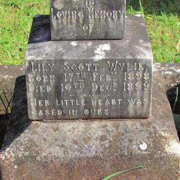WYLIE Lily Scott 1898-1899