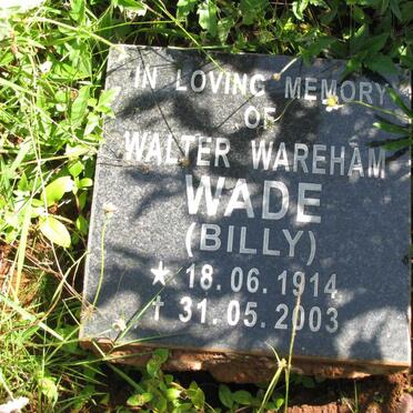 WADE Walter Wareham 1914-2003