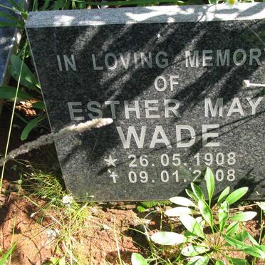 WADE Esther May 1908-2008