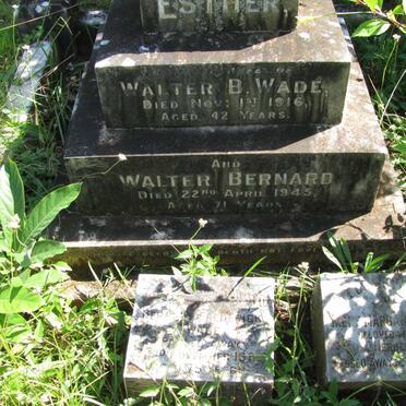 WADE Walter Bernard -1945 &amp; Esther -1916