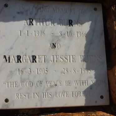 BURNS Arthur 1906-1966 &amp; Margaret Jessie 1905-1995