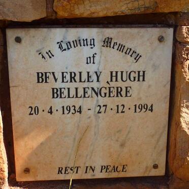 BELLENGERE Beverley Hugh 1934-1994