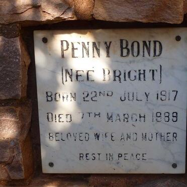 BOND Penny nee BRIGHT 1917-1989