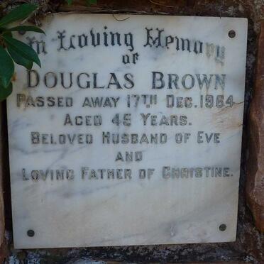 BROWN Douglas -1964