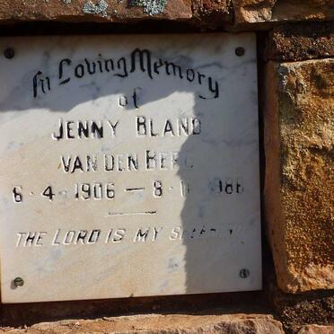 BERG Jenny Bland, van den 1906-1986