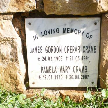 CRAMB James Gordon Crerar 1908-1991 &amp; Pamela Mary 1910-2007