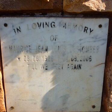 DESTOMBES Maurice Jean louis 1928-2006 