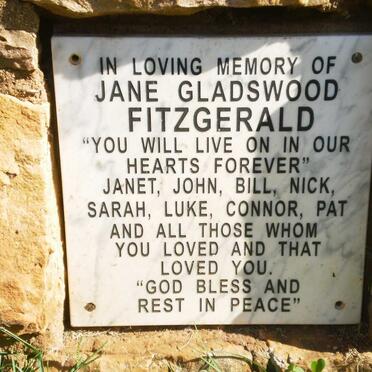 FITZGERALD Jane Gladswood 