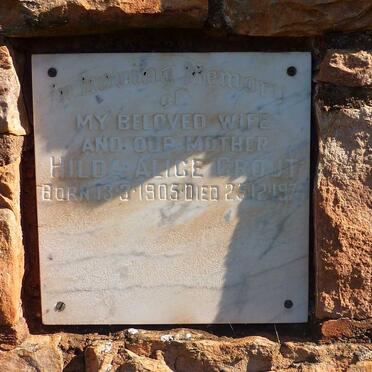 GROUT Hilda Alice 1905-197?