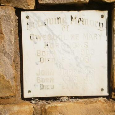 HORROCKS John 1901-19?? &amp; Gwendoline Mary 1903-1981