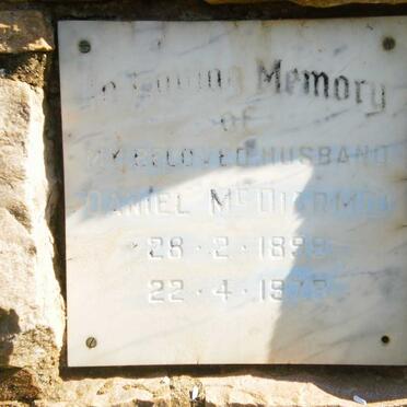 MCDIARMID Daniel 1899-1978