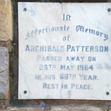 PATTERSON Archibald -1964