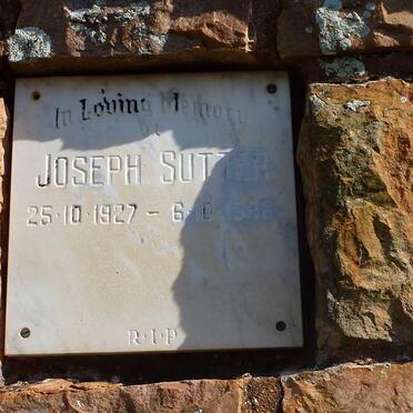 SUTTER Joseph 1927-1986