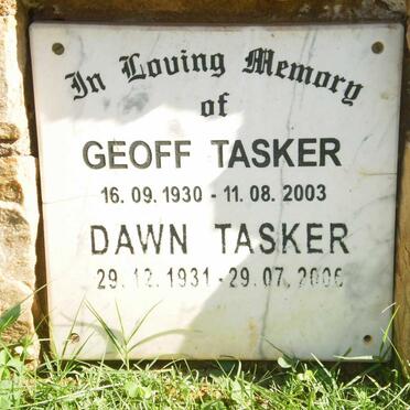 TASKER Geoff 1930-2003 &amp; Dawn 1931-2006