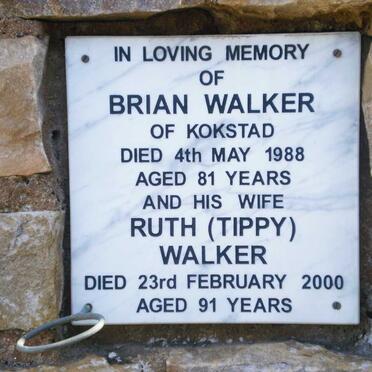 WALKER Brian -1988 &amp; Ruth -2000
