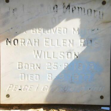 WILLSON Norah Ellen Rose 1879-1977