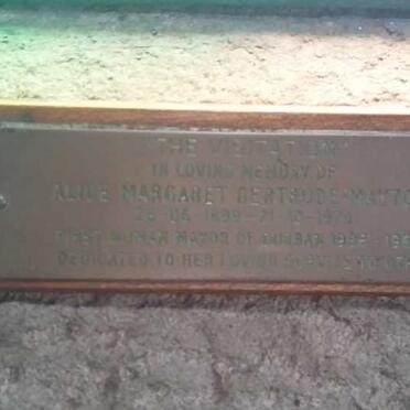 MAYTON Alice Margaret Gertrude 1899-1979