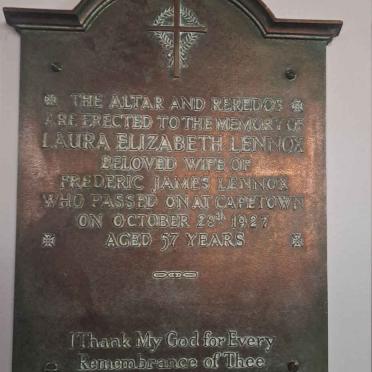 LENNOX Laura Elizabeth -1927
