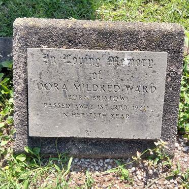 WARD Dora Mildred nee BRISTOW -1970