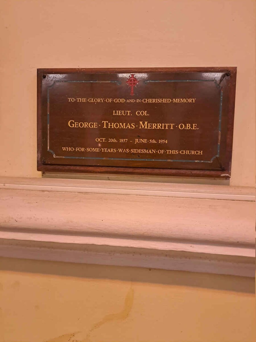 MERRITT George Thomas 1857-1954