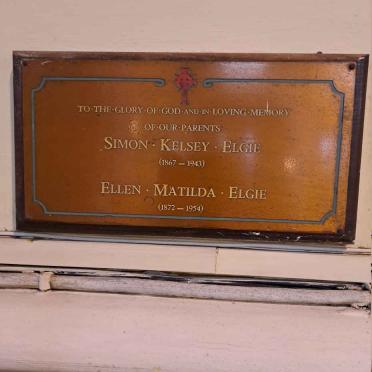 ELGIE Simon Kelsey 1867-1943 & Ellen Matilda 1872-1954