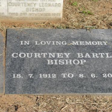 BISHOP Courteney Leonard -1951 &amp; Bessie Louise -1960 :: BISHOP Dorothy Mildred 1921-1991