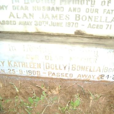 BONELLA Adelaide Elizabeth -1947 :: Alan James -1970 :: BONELLA Alan James -1970 &amp; Mary Kathleen MUIR 1908-1986