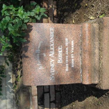 BURKE Sydney Alexander -1938