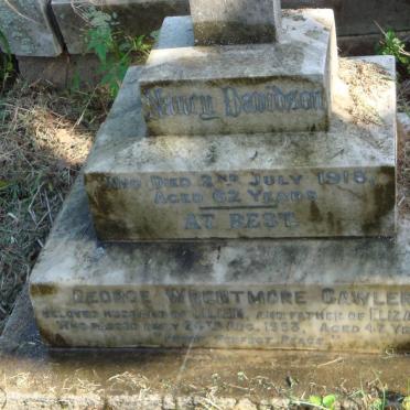 DAVIDSON Nancy -1918 :: GAWLER George Wentworth -1953