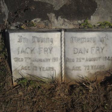 FRY Dan -1946 :: FRY Jack -1911