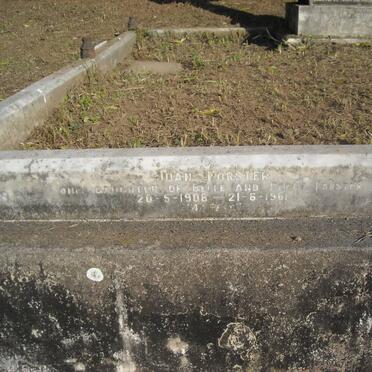 FORSTER ? Amy Octavia -1971 :: FORSTER Joan 1906-1961 :: PROCTER Lyn?ton 1945-1955