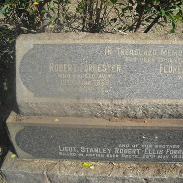 FORRESTER Robert -1958 &amp; Florence Mary -1959 :: FORRESTER Stanley Robert Ellis -1941