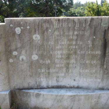 GORNEMAN Alfred 1863-1920 :: GORNEMAN Alfred 1893-1944 :: GORNEMAN Mary Clegnorne 1894-1958 :: GORNEMAN James Pringle