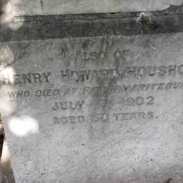 HOUSEHOLD W.J. -1900 :: HOUSEHOLD Henry Howard -1902 :: HOUSEHOLD Emma E. -1859 :: N.J.H. -1885