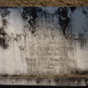 BIRKENSTOCK Amy M. nee INGLE 1883-1916