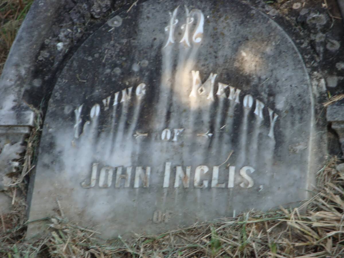 INGLIS John -1905 &amp; Martha Ellen -1913