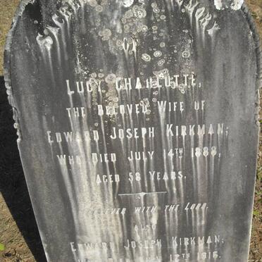 KIRKMAN Edward Joseph -1916 &amp; Lucy Charlotte -1888