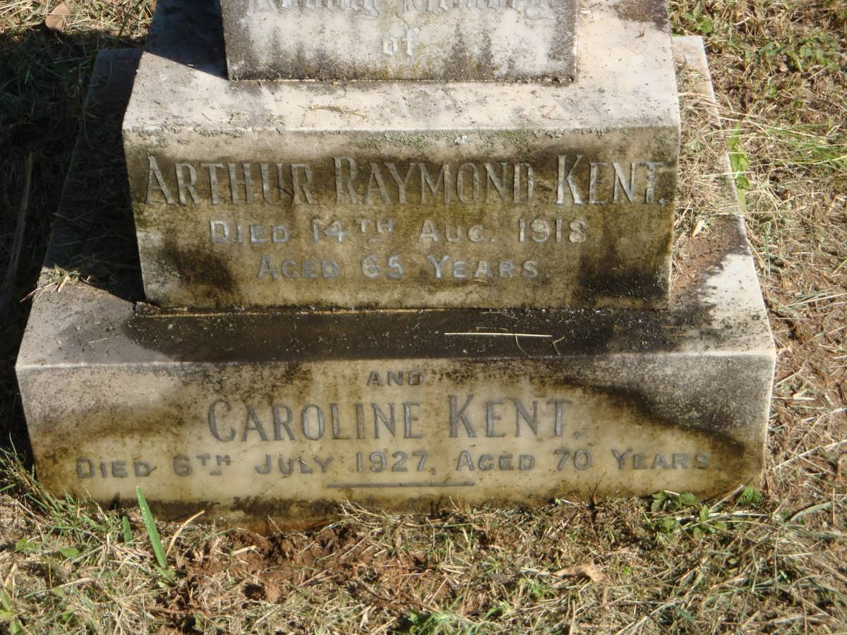 KENT Arthur Raymond -1918 &amp; Caroline -1927 :: KENT Douglas 1904-1911