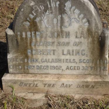 LAING Robert John -1902