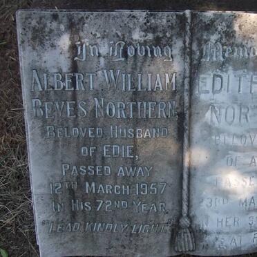 NORTHERN Alan Wilfred Beves 1910-1994 &amp; Doris Bertha FRY 1906-1997 :: NORTHERN Albert William Beves -1957 &amp; Edith Ann -1