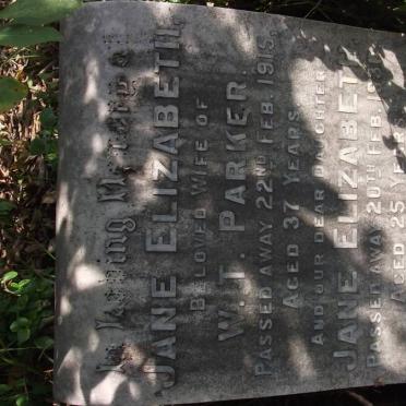 PARKER Jane Elizabeth -1915 :: PARKER Jane Elizabeth -1930