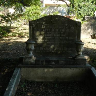 ROBINSON John Benjamin Romer -1949 &amp; Violette Elise -1941